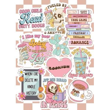 Imagem de Inserção para Kindle Spicy Bookish – Capa de leitor de romance estética – Linda inserção para capas transparentes – Café gelado e presente para amantes de livros, tendência divertida de livros (11ª