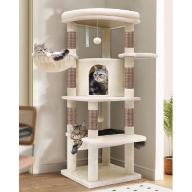 Imagem de Torre de Gato Globlazer Esquinera 130 cm con Hamaca y Cesta