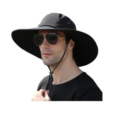 Imagem de Chapéu De Sol Masculino Para Atividades Ao Ar Livre Com Aba Larga De 1