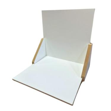 Imagem de Kit Mini Estúdio Fotográfico Portátil Branco Placa de HDF 3mm 30x30 e 50x50 para Fotos de Produtos, Blogueiros e Home Office(Kit Completo 50x50)