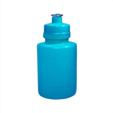 Imagem de Kit 10 Garrafa Squeeze de Água Suco 300ml Plástico (Azul Bebê)