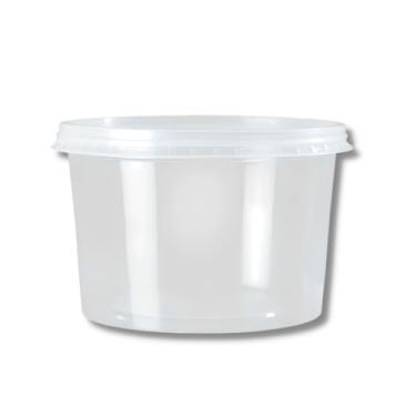 Imagem de Pote Redondo com Tampa 1000ml – Pacote com 25 Unidades