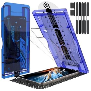 Imagem de BJVVKW Pacote com 3 películas projetadas para Samsung Galaxy S25 Edge, vidro temperado, à prova de arranhões, sem bolhas, ultrarresistente