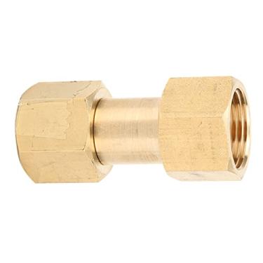 Imagem de Luqeeg Tanque de CO2 de Latão de para Adaptador Regulador de Argônio, Adaptador Durável para Aplicações de Soldagem de Argônio