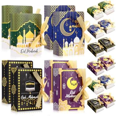 Imagem de AmazingSpark 36 caixas de lembrancinhas Ramadan Eid Mubarak Ramadan Kareem caixas de presente para lembrancinhas de festa Eid para eventos de mesquita, lanches, açúcar, chocolate, guloseimas