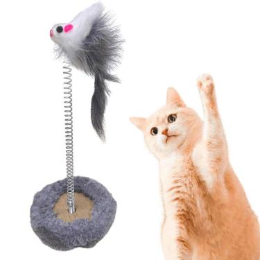 Imagem de Brinquedo Gato Mola Maluca Chocalho Brinquedo Gatos