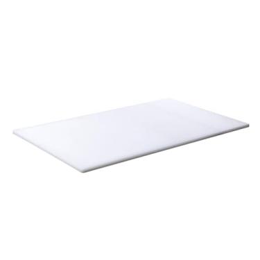 Imagem de Tábua De Polietileno Branca Pra Corte Açougue 6mm X 30cm X 50cm