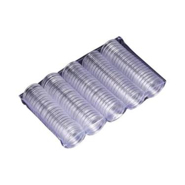 Imagem de Caixa De Armazenamento De Moedas Em Plástico Transparente 10-100pcs, C