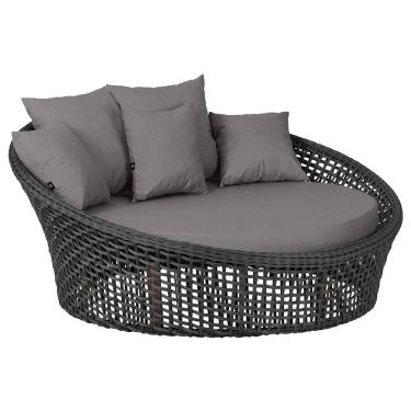 Imagem de Chaise Hungria Pintura Marrom Corda Náutica E11 Trama Preto