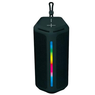 Imagem de Caixa de Som Bluetooth Resistente à Água Portátil LED RGB Modelo:Preto