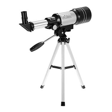 Imagem de Telescópio Monocular Astronômico Refrator de Grande Abertura 15X-150X com Tripé Oculares para Observação Estrelas Pássaros