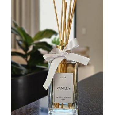 Imagem de Vivaê Difusor de Varetas Aromatizador de Ambiente Vanilla 250ml - Frasco de Vidro com Varetas de Fibra - Decoração e Perfume