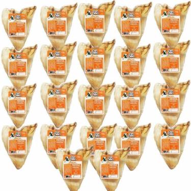 Imagem de kit 22 Mordedor Orelhas Desidratadas Bovina Para Câes Todos os Portes 