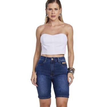 Imagem de Bermuda Mac Denim Cos Alto UP Feminino - Jeans