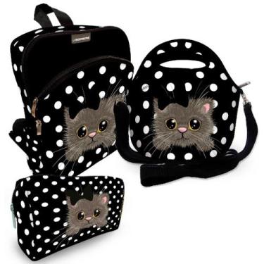 Imagem de Kit Escolar Plus com Mochila Plus + Lancheira + Necessaire Plus - ISOP