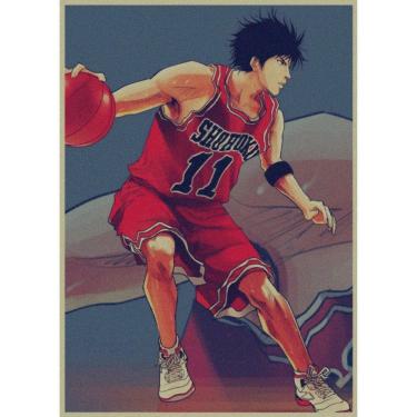 Imagem de Pintura de pôster Slam Dunk Rukawa Kaede Impressão de arte de parede