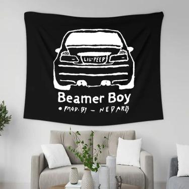 Imagem de Tapeçaria Lil Peep Beamer Boy para pendurar na parede 100x150cm