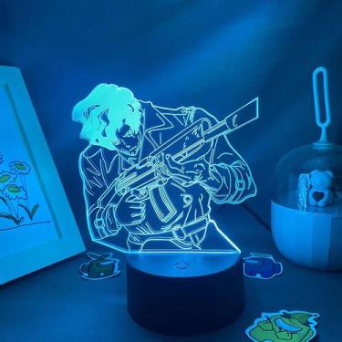 Imagem de Luz noturna LED 3D promete Neverlands Andrews com mudança de cor - yiw