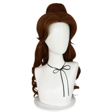 Imagem de Peruca de cosplay Belles, fantasia de anime, festa de Halloween, Heat 