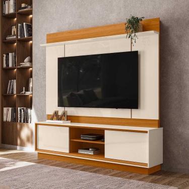 Imagem de Estante Siena para TV de até 75 polegadas - Cinamomo Off White - Madetec