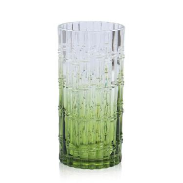 Imagem de Conjunto 6 Copos Longo Acrílico Bambu Verde 590 ml - Entrecasa