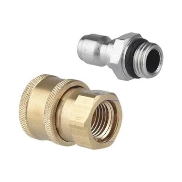 Imagem de Conector Rápido Para Lavadora De Alta Pressão 1/4" Bico De Pistola De 