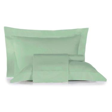 Imagem de Jogo De Cama King Altenburg Algodão Lux 200 Fios Verde