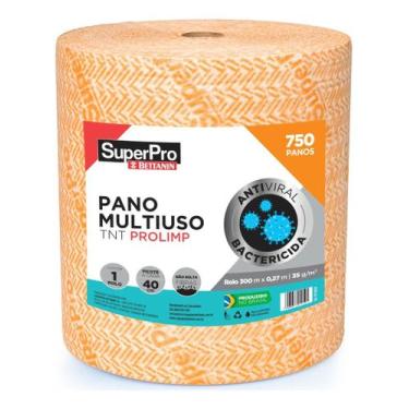 Imagem de Pano De Limpeza Multiuso Superpro 750 Panos Rolo 300 Metros - Bettanin
