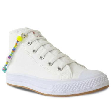 Imagem de Tênis Infantil Menina 20ao34 Cano Alto com Pulseira 11.136-Feminino