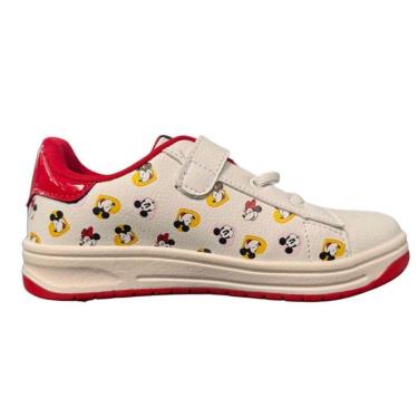 Imagem de Tênis Infantil Minnie Disney Meninas Branco-Vermelho-Feminino