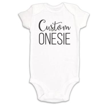Imagem de Body Personalizado para Bebê Kate & Meri 0-3M Branco - Gerber