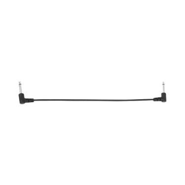 Imagem de Cabo Conector Universal Preto Para Efeitos De Guitarra 6.35mm 10 Peças