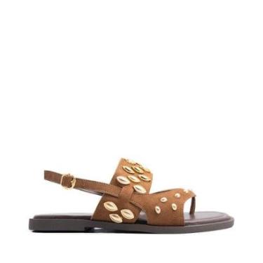 Imagem de Sandalia Orcade Camurça Caramelo-Feminino