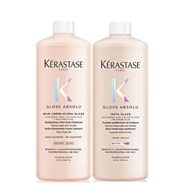 Imagem de Kit Gloss Absolu Shampoo 1Litro + Condicionador 1L KHair - Própria