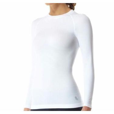 Imagem de Camiseta Térmica Feminina Manga Longa Lupo, Branco, M