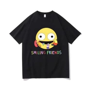 Imagem de Camiseta Masculina De Algodão Com Estampa De Desenho Animado, Camiseta