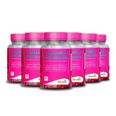Imagem de 6x Lipofim Skin Shape 60caps Bionatus