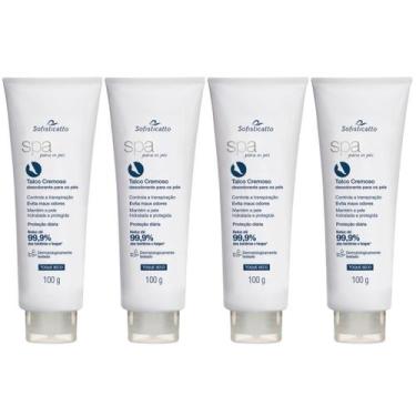 Imagem de Kit 4 Creme Desodorante Evita Mau Odor Chule Fungos Hidrata