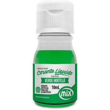 Imagem de Corante Líquido 10ml Verde Hortelã Corante Liquido 10ml Verde Hortela 