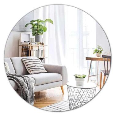 Imagem de Espelho Adesivo Redondo Acrilico de Parede 30cm - Fx