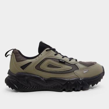 Imagem de Tênis Fila Venture Tracer Lite Masculino, Verde, Preto, 41