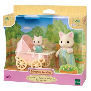 Imagem de Sylvanian Families - Papai E Bebê Gatos Primavera - Epoch