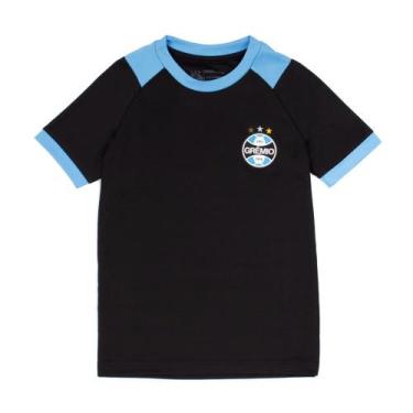 Imagem de Camiseta Infantil Betel Grêmio Geral Preto, Preto, 10