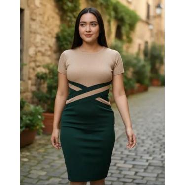 Imagem de Vestido Midi Detalhe em XX Moda Evangélica Feminina - Miss FLOWER, Ver