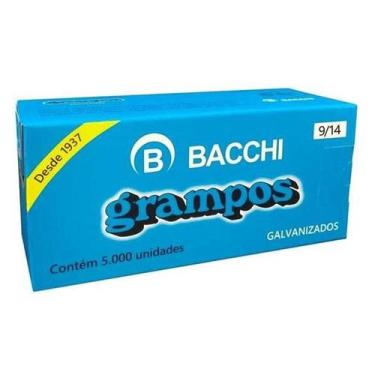 Imagem de Grampo para Grampeador 9/14 Galvanizados 5000 Unidades - Bacchi - Tend