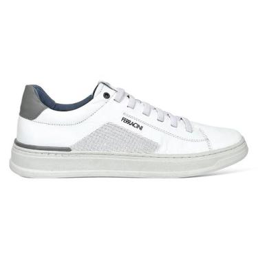 Imagem de Sapatênis Ferracini Gold 24H Masculino 2075B Branco, Branco, 41