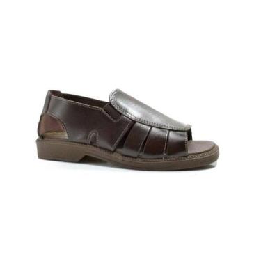 Imagem de Sandalia Itapua Couro Masculino, Preto, 41
