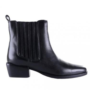 Imagem de Bota Feminina Zariff Couro 433337, Preto, 39