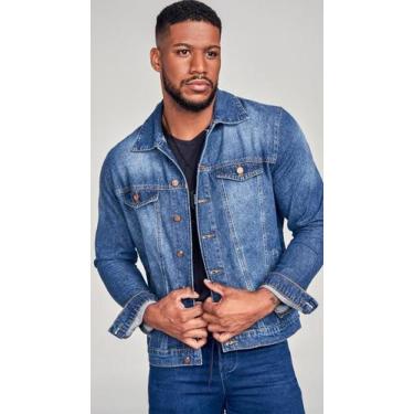 Imagem de Jaqueta jeans ouzzare  ref:zz70273, Azul jeans, P