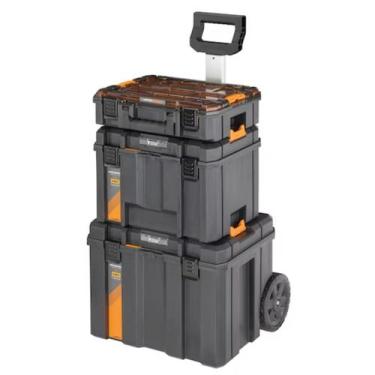 Imagem de Caixa Trolley Maleta Combo Torre Dewalt McLaren 3 Peças